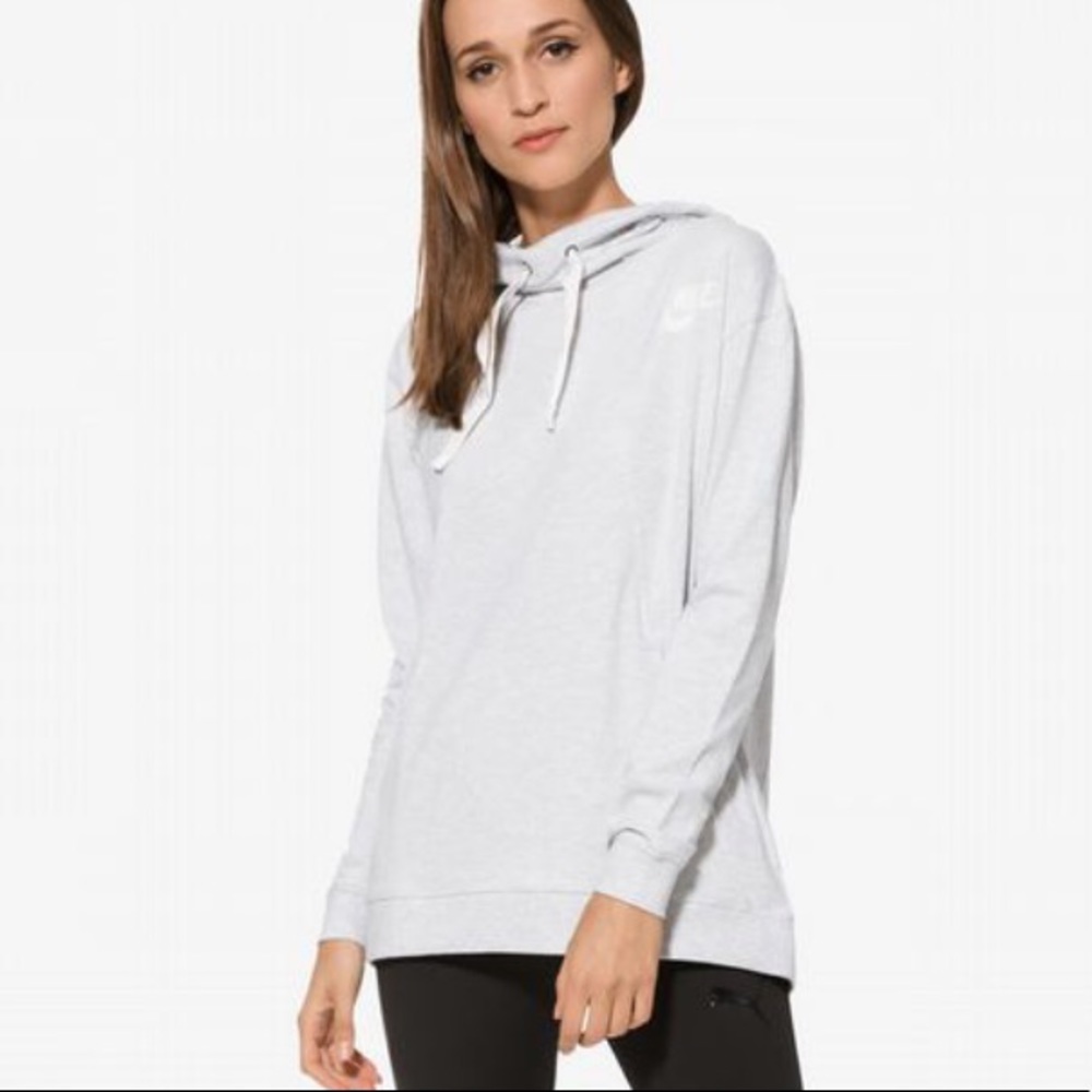 Nike women’s gym hoodie size medium birch heather